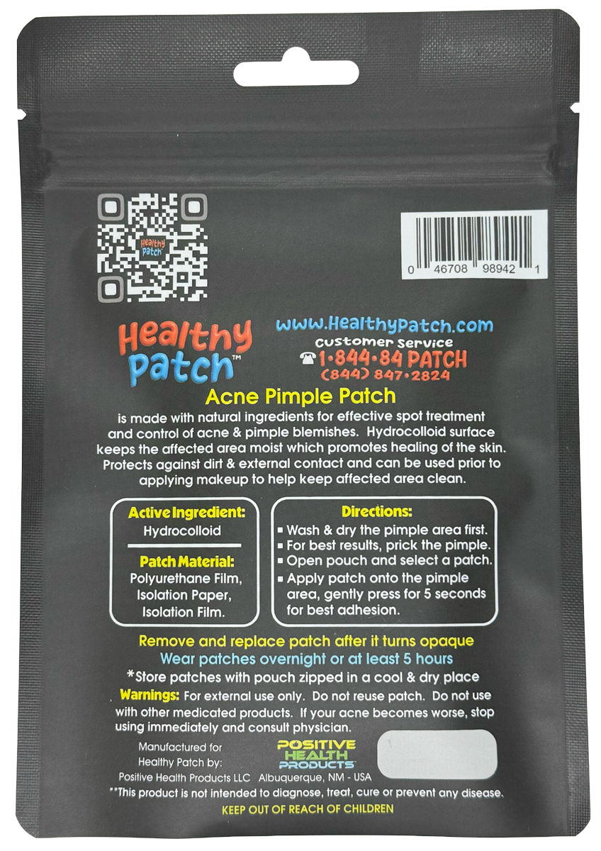 Acne Pimple Patch – Hydrocolloid Blemish Patches (36 Count)