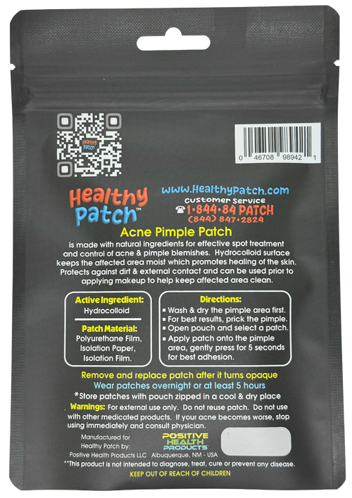 Acne Pimple Patch – Hydrocolloid Blemish Patches (36 Count)