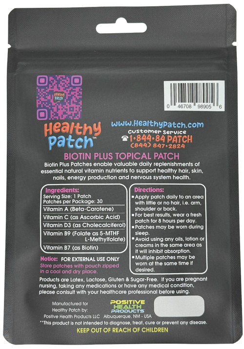 Biotin Plus Topical Patch - 30 Day Supply