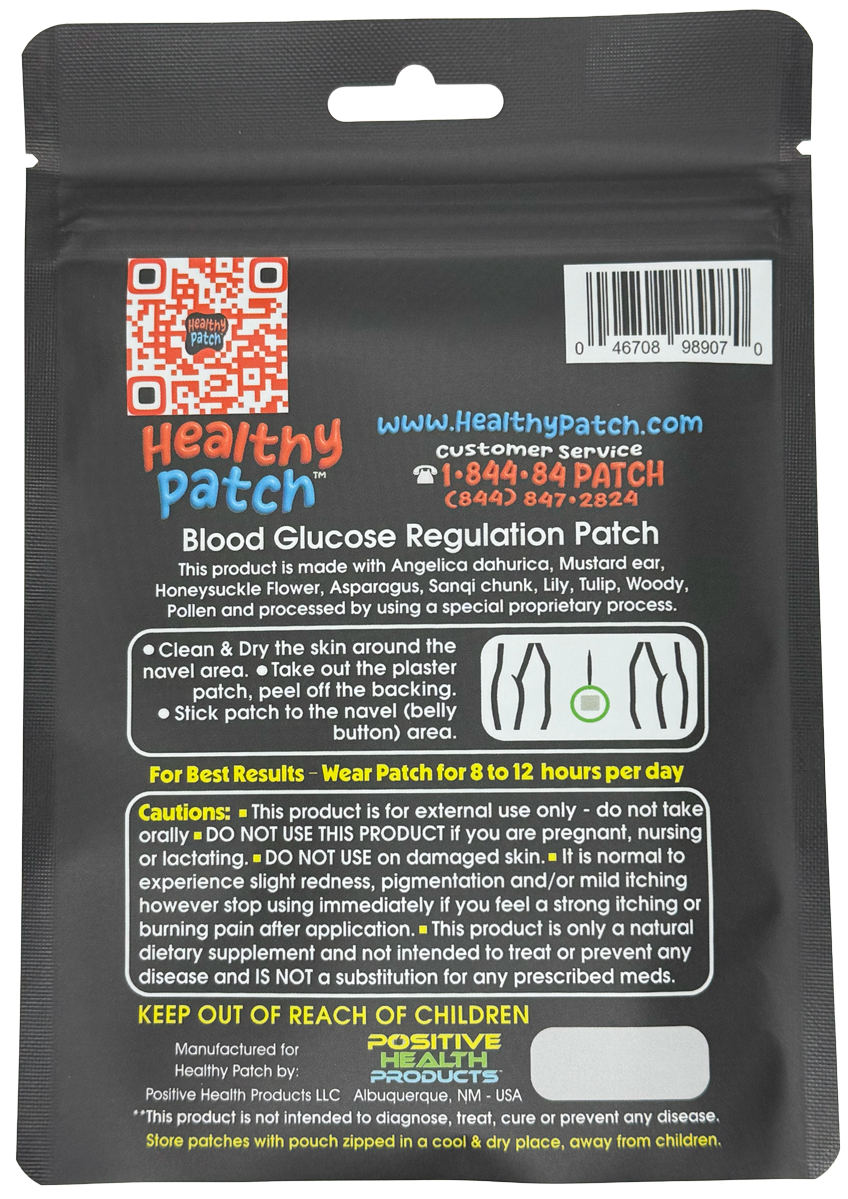Blood Glucose Regulation Plaster Patch - (5 Plaster Patches)