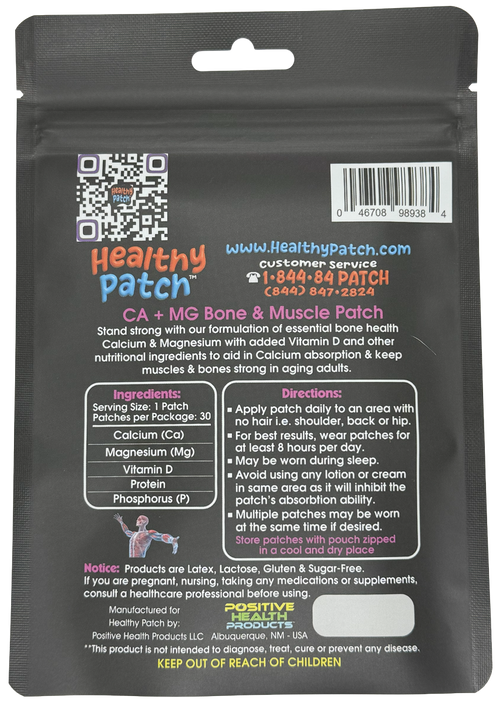 CA + MG Bone & Muscle Strength Patch - (30-day supply)