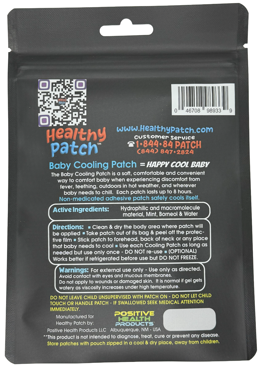 Baby Cooling Patch - (4 Patches)