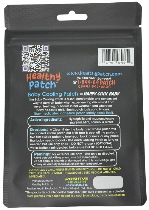 Baby Cooling Patch - (4 Patches)