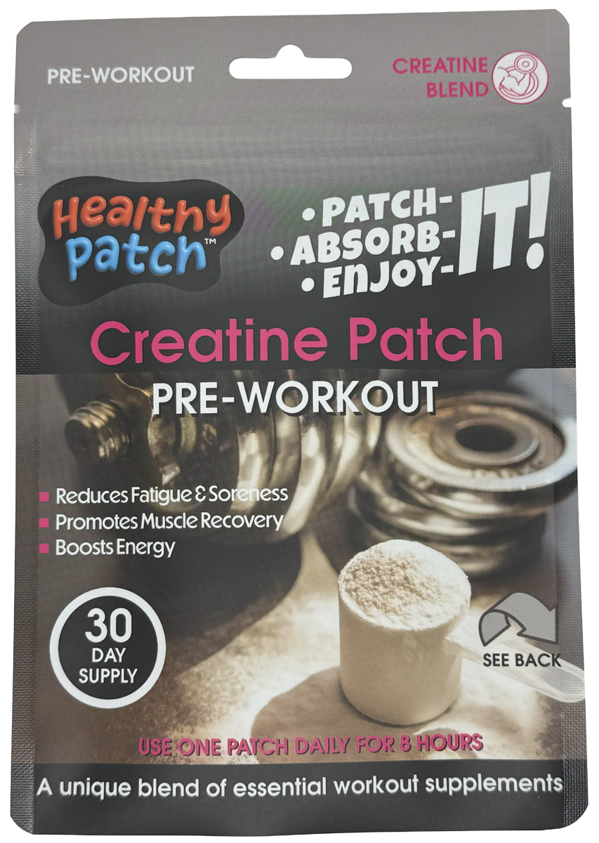 Creatine Patch - PRE-WORKOUT - 30 Day Supply