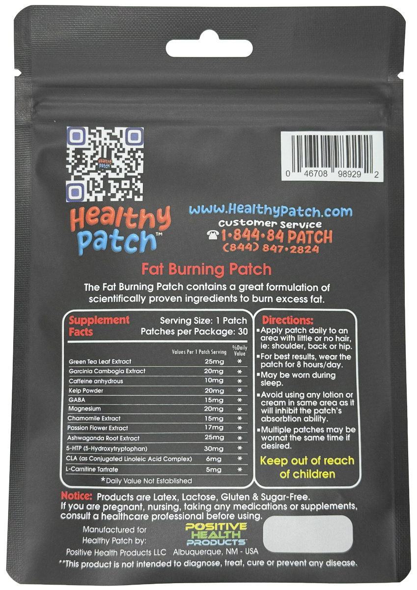 Fat Burning Patch - 30 Day Supply