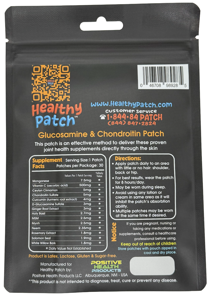 Glucosamine & Chondroitin Patch - 30-Day Supply