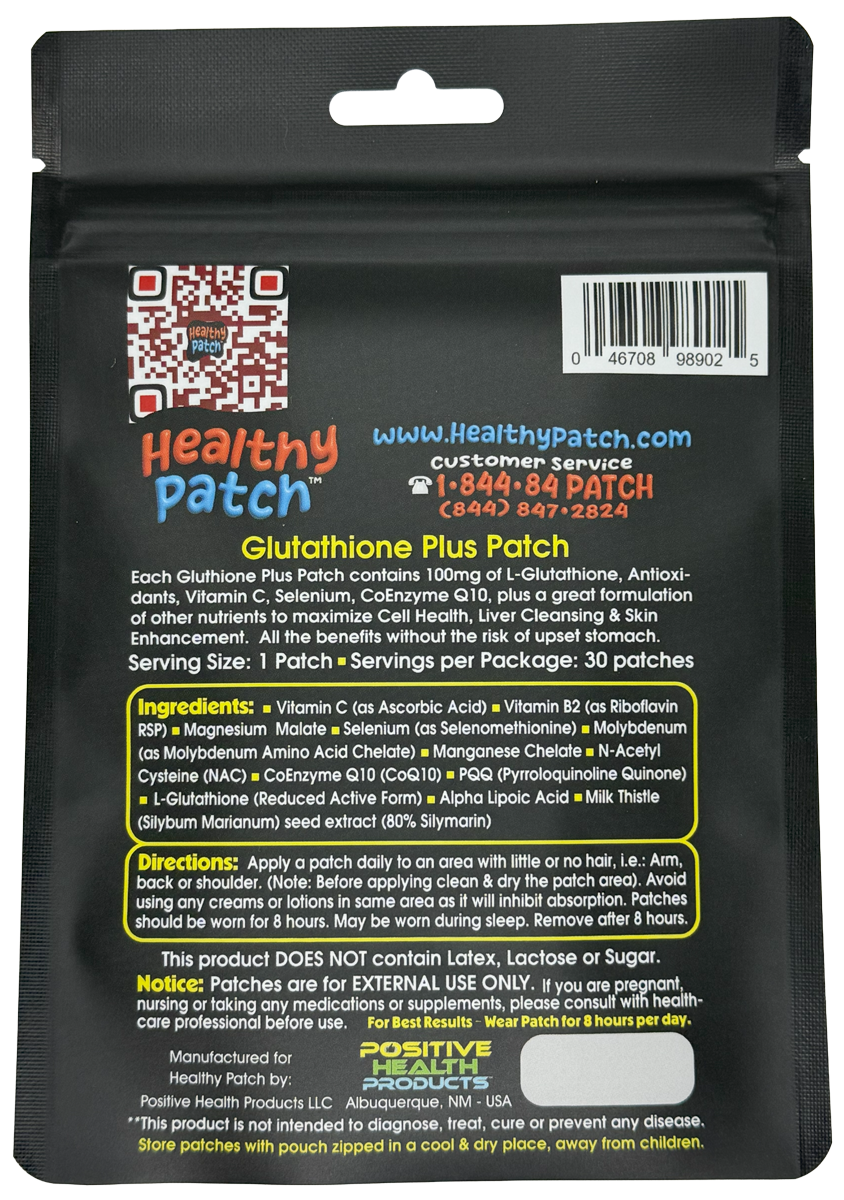 Glutathione Plus Patch - 30-Day Supply