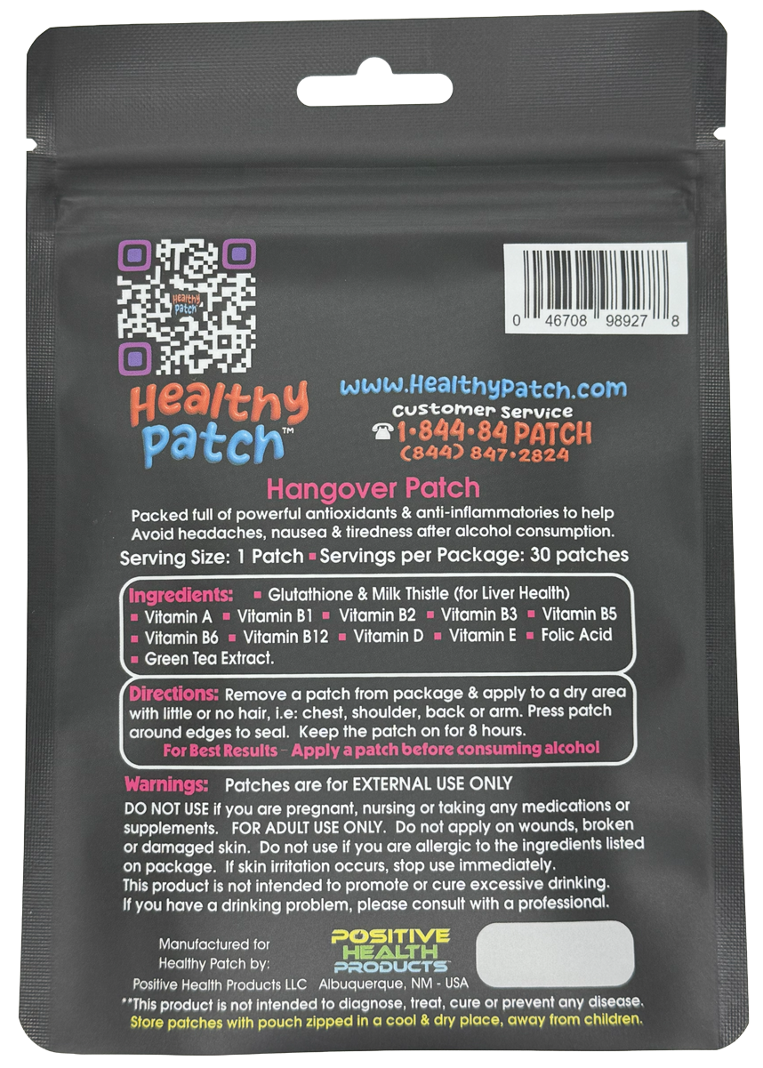 Hangover Patch for Her - 30 Patches