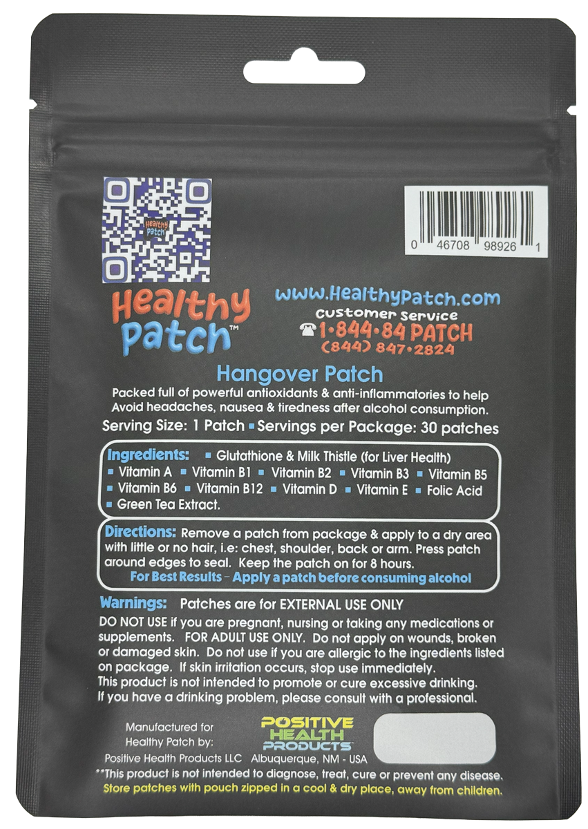 Hangover Patch for Him - 30 Patches