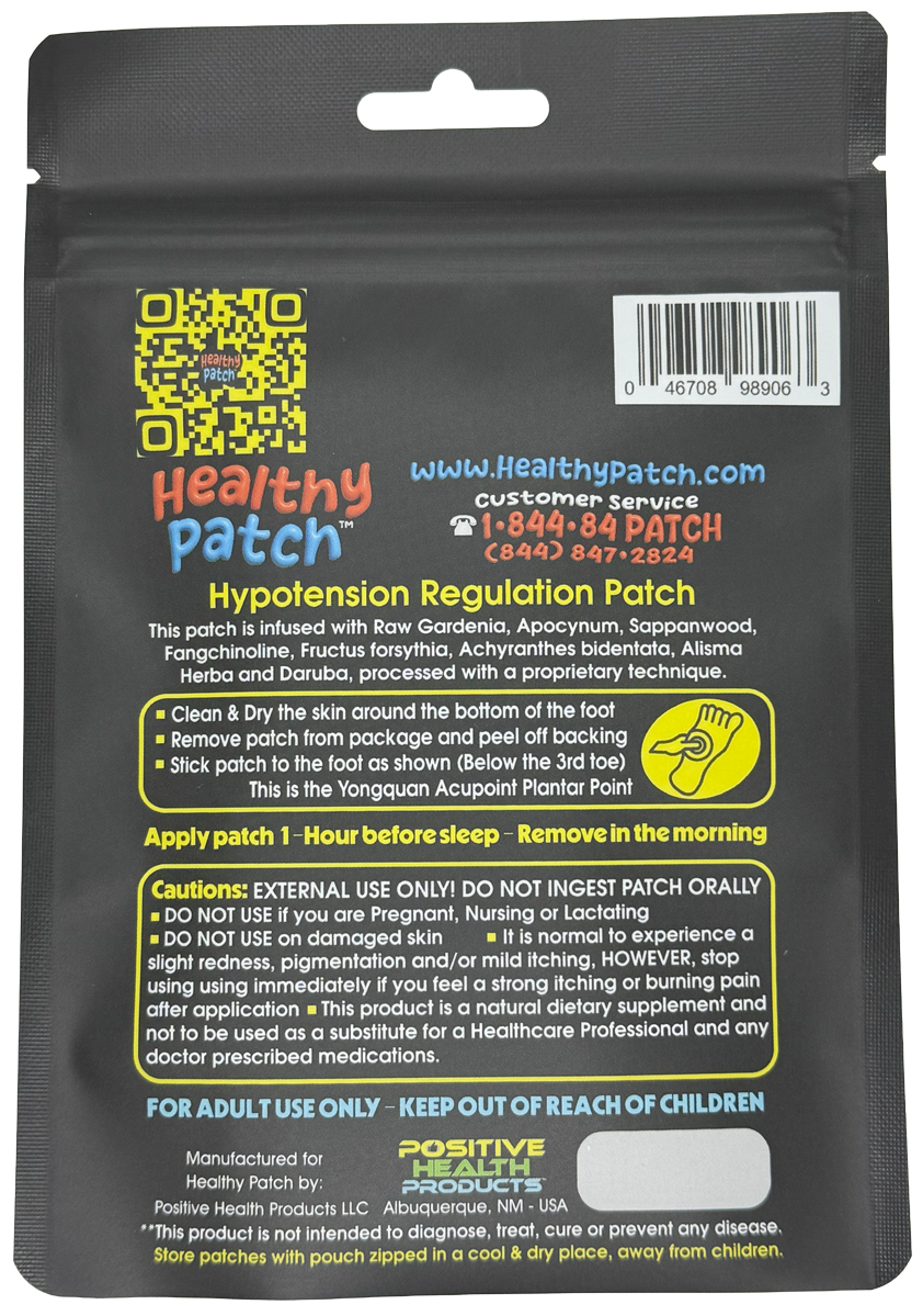 Hypotension Regulation Patch - 8 Patches