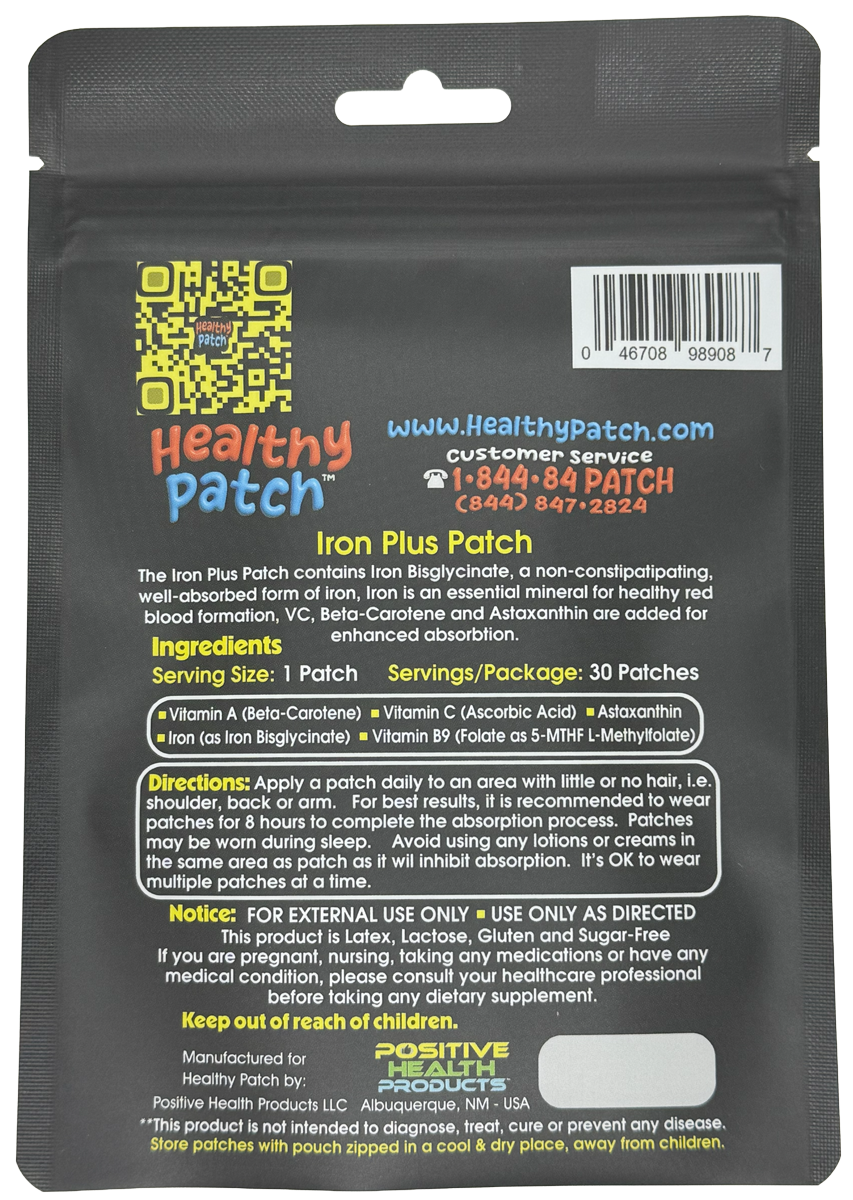 Iron Plus Patch - 30-Day Supply