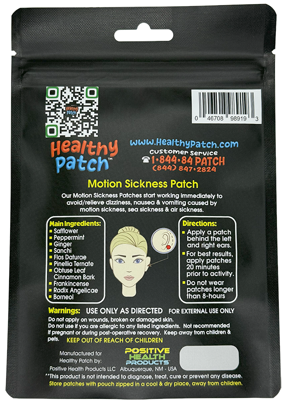 Motion Sickness Patch - 30 Patches