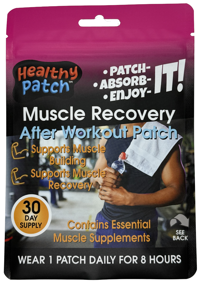 Muscle Recovery  "After Workout" Patch - 30-Day Supply