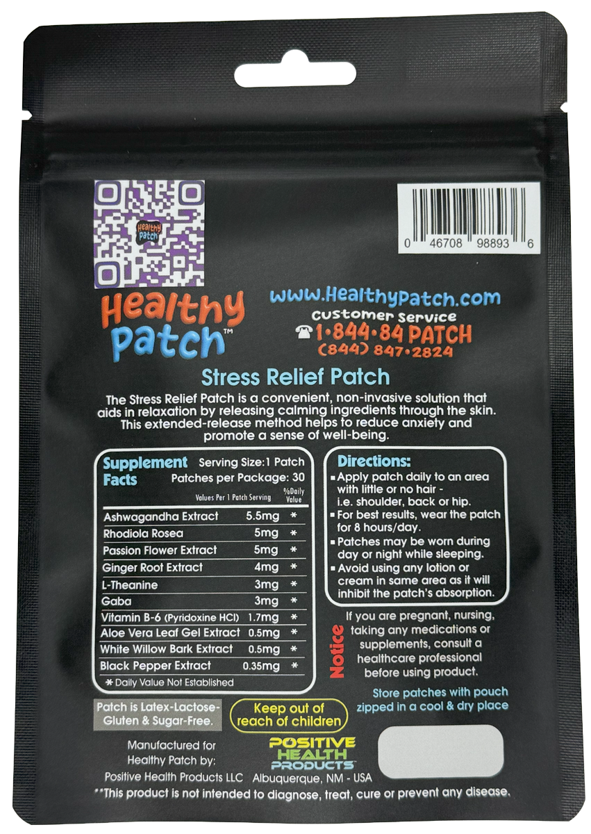 Stress Relief Patch - 30 Day Supply