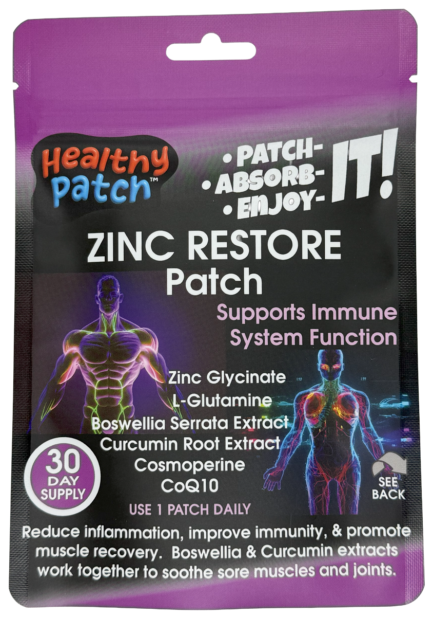 Zinc Restore Patch - 30 Day Supply